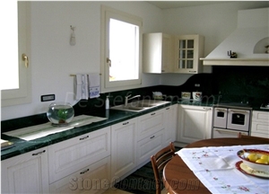Italy Verde Alpi Marble Kitchen Countertop