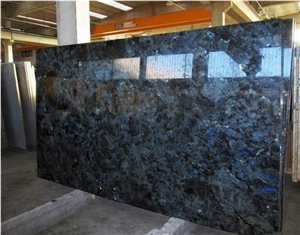 Labradorite Blue Granite Slab Tile for Countertops