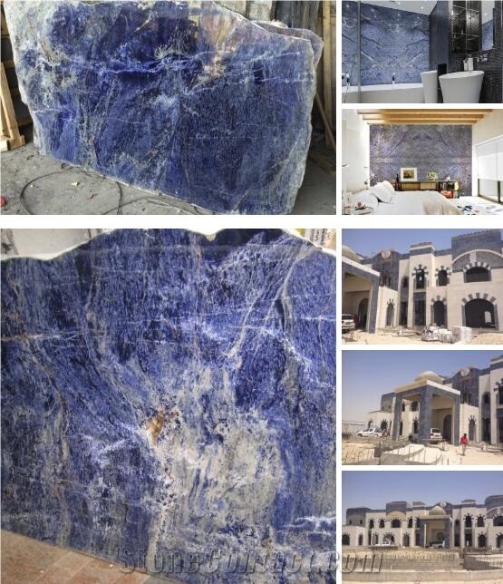 Luxury Blue Stone for Table, Feature Wall, Floor