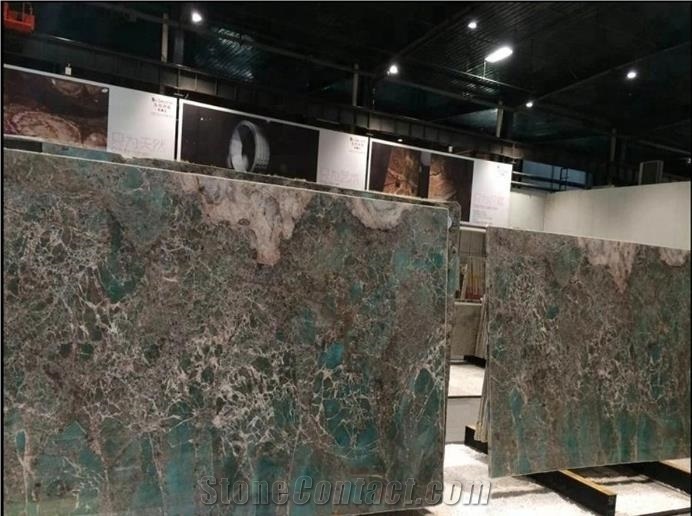 Luxury Verde Labrador Green Stone Polished Slabs