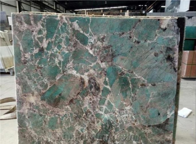 Luxury Verde Labrador Green Stone Polished Slabs