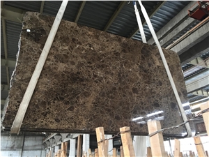 Marron Imperial Emperador Marble Slabs for Wall