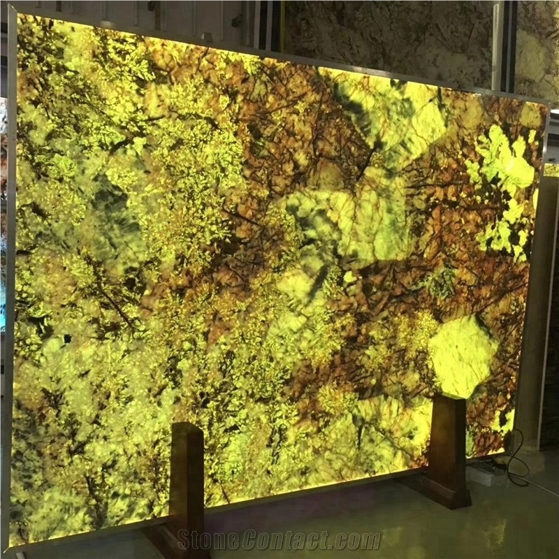 Multi Color Iridescent Luxury Stone Backsplash