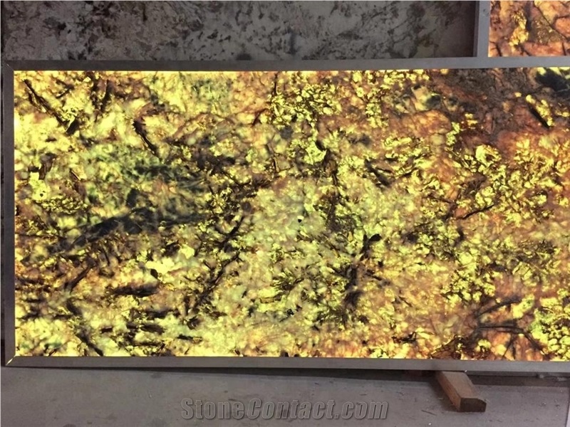 Multi Color Iridescent Luxury Stone Backsplash