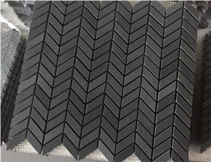 Natural Gray Basalt Stone Bluestone Mosaic Tiles