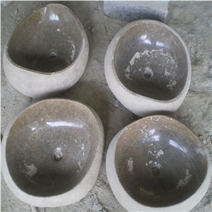Natural River Stone Sinks and Basin