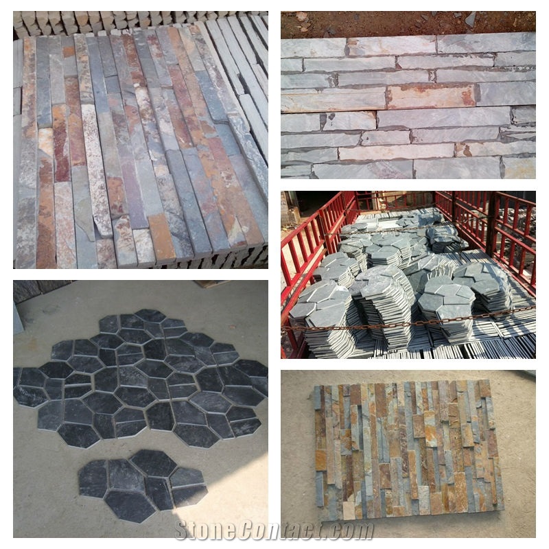 Natural Slate Ledge Stone Veneer