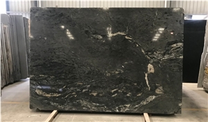 Polished Chinese Titanium Granite Slabs