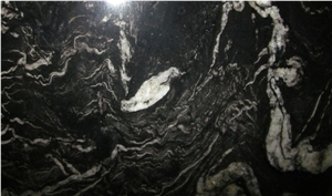 Polished Chinese Titanium Granite Slabs