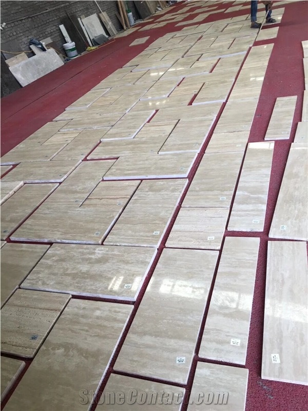 Polished Durango Veracruz Travertine Slabs