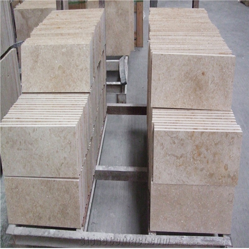 Polished Egypt Sunny Galala Marble Flooring Tiles