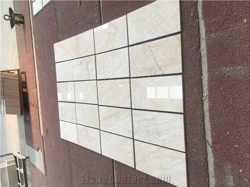 Polished Greek Arachnia Gold Marble Walling Tiles