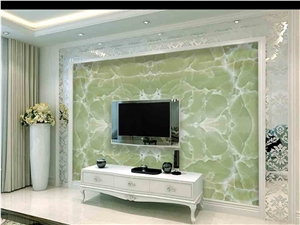 Polished Iran Onice Verde Persiano Onyx Wall Tiles