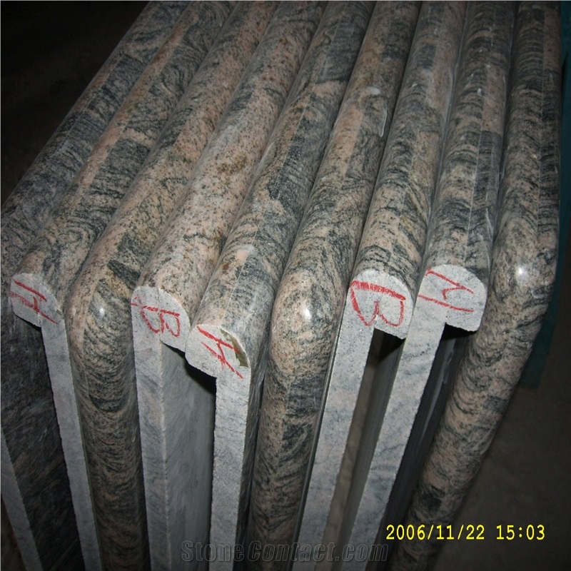 Polished Juparana Grey China Granite Countertop