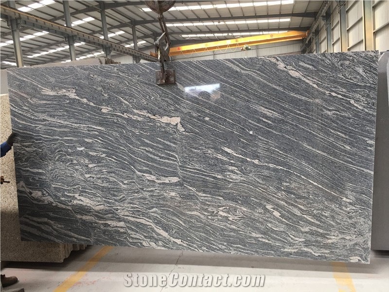 Polished Juparana Grey China Granite Countertop