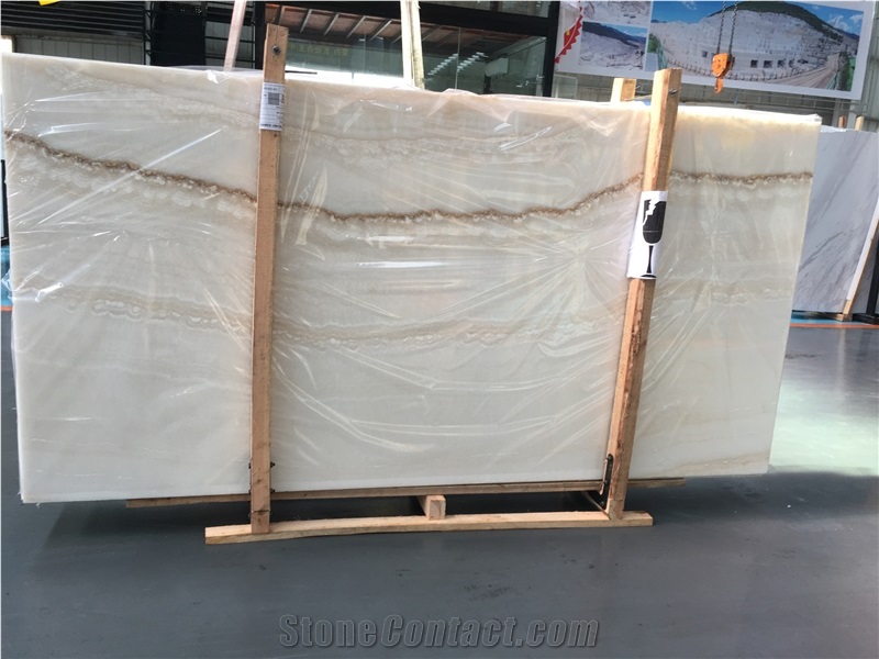 Polished Natural Turkey Akdag Onyx Slabs for Walls