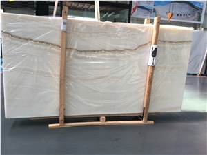 Polished Natural Turkey Akdag Onyx Slabs for Walls