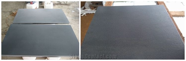 Polished Padang Dark Black Granite Slabs for Floor