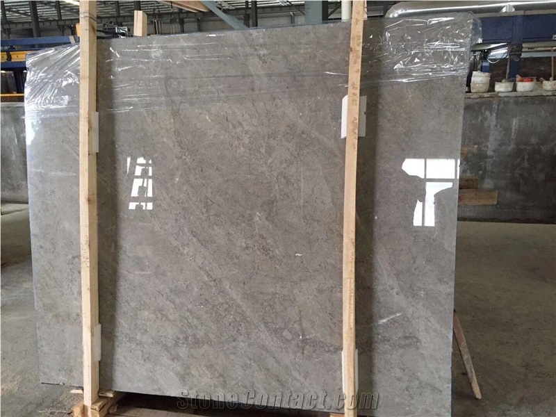 Polished Turkey Affumicato Maya Grey Marble Slabs