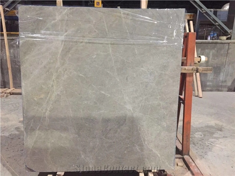 Polished Turkey Affumicato Maya Grey Marble Slabs