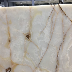 Polished Turkey Usak White Onyx Stone Slabs