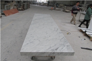 Prefab Italy White Carrara Marble Kitchen Worktops Prefab Italy White Carrara Marble Kitchen Worktops