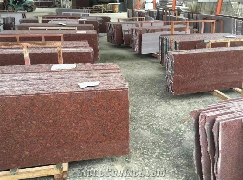 Royal Imperial Red Granite Polished Slabs & Tiles