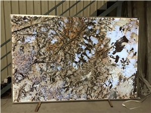 Semi Precious Stone Slabs Backlit Customized
