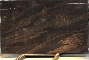 Sri Lanka Fantasy Dark Brown Granite Polish Slabs