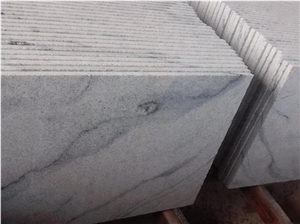 Tibet White Landscape Granite Polished Floor Tiles