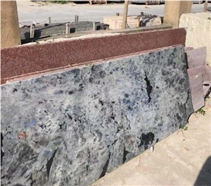 Tsoa Pearl Labradorite Green Granite Slabs Tiles