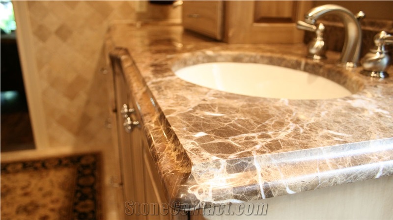 Turkey Bartin Emperador Brown Marble Countertop