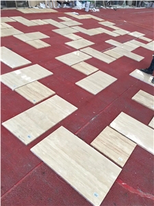 Turkey Ivory Cream Travertine Wall Cladding Tiles