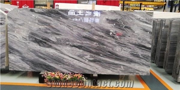 Turkey Picasso Grey Marble Polished Interior Decor