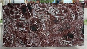 Turkey Rosso Levanto Marble Polished Wall Floor