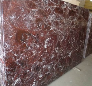 Turkey Rosso Levanto Marble Polished Wall Floor