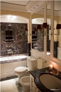 Turkey Rosso Levanto Marble Polished Wall Floor