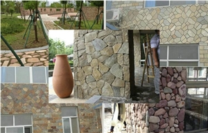 Yellow Slate Tiles for Floor and Wall Covering
