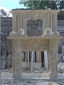 Double Sided Fireplace