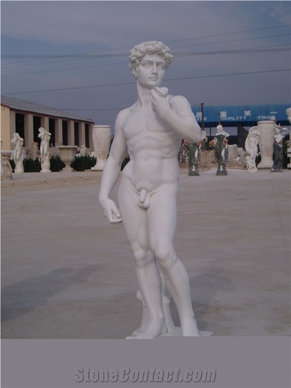 David Statutes Reproduction for Garden Decor