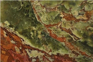 Onyx Medium Green Slabs & Tiles