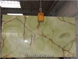 Onyx Medium Green Slabs & Tiles