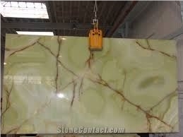Onyx Medium Green Slabs & Tiles