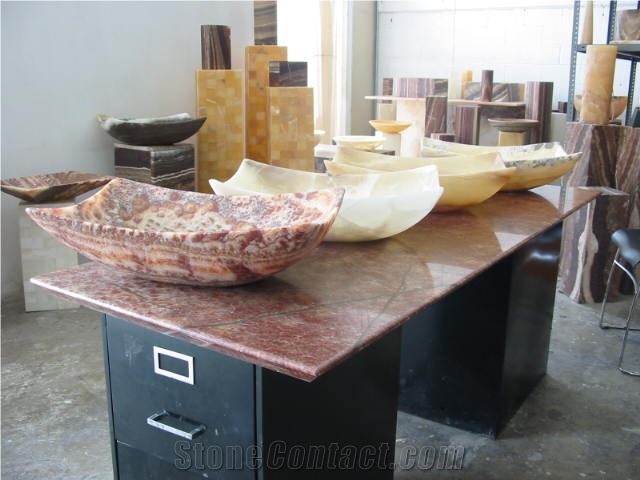 Tropical Onyx Wash Basins