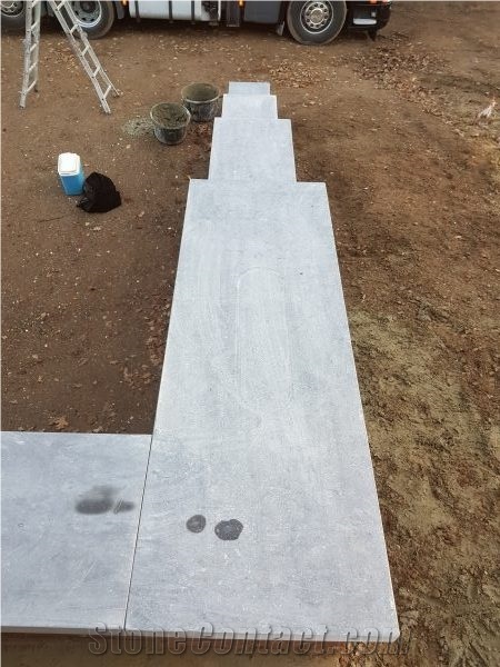 Belgian Blue Stone Wall Parapets