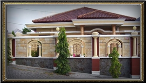 Yellow Palimanan Sandstone Rta Split Wall Tiles