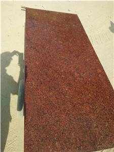 Gem Red Granite Slabs & Tiles, India Red Granite