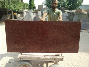 Gem Red Granite Slabs & Tiles, India Red Granite