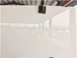 Vietnam Pure White Marble Gangsaw Slab
