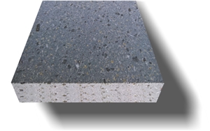 Smooth Matte Lava Di Etna Stone, 3 cm Thick